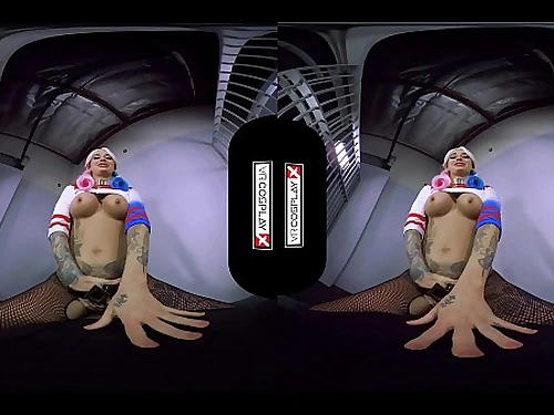 VR Costume play X Fuck Kleio Valentien As Harley Quinn VR Porn