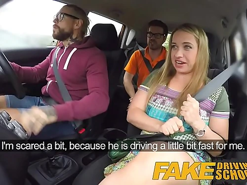 Fake Driving College Learners post lesson super-naughty climax ravage session