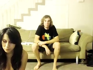First-timer teens webcam 3some